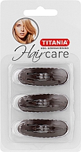 Духи, Парфюмерия, косметика Заколки для волос "Riffel Medium", 6шт, коричневые - Titania