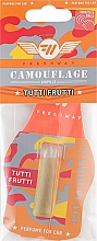 Парфумерія, косметика Ароматизатор для автомобіля "Tutti Frutti" - Fresh Way Camouflage