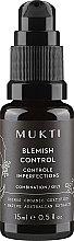 Духи, Парфюмерия, косметика Сыворотка для лица "Контроль пятен" - Mukti Organics Blemish Control