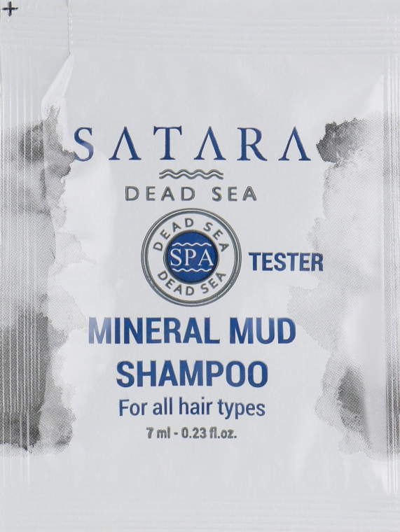 Мінеральний шампунь грязьовий - Satara Dead Sea Mineral Mud Shampoo (пробник) — фото N1