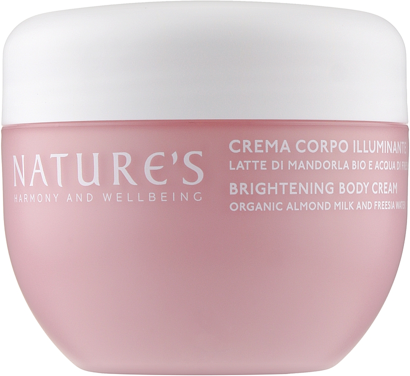 Освітлюючий крем для тіла - Nature's Fiori Mandorlo Brightening Body Cream
