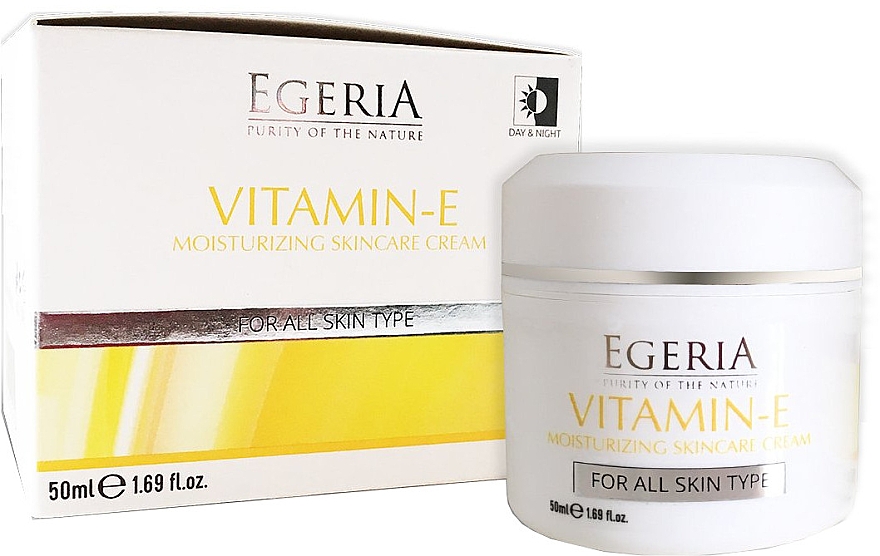 Зволожувальний крем з вітаміном Е - Egeria Vitamin-E Moisturizing Skincare Cream — фото N1