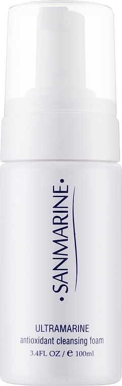 Антиоксидантная очищающая пенка для лица - Sanmarine Ultramarine Antioxidant Cleansing Foam — фото N1