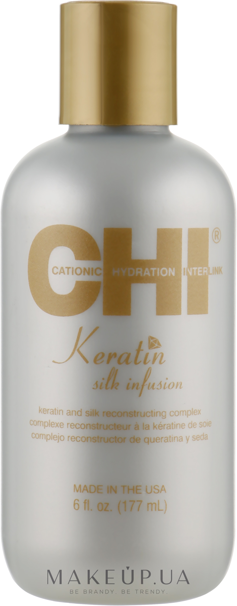 Жидкий шелк для волос - CHI Keratin Silk Infusion — фото 177ml