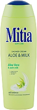 Крем-гель для душа "Алоэ с молоком" - Mitia Aloe & Milk Shower Cream — фото N1