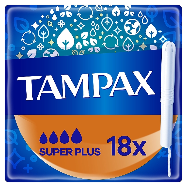 УЦЕНКА Тампоны с аппликатором, 18 шт. - Tampax Compak Super Plus * — фото N1