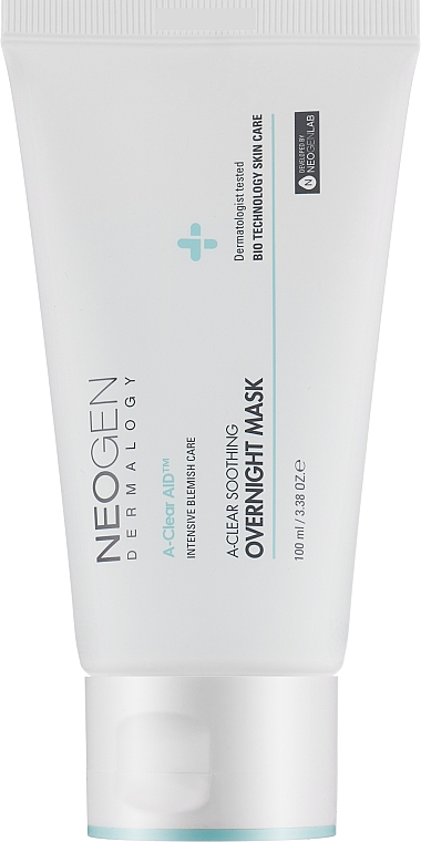 Ночная успокаивающая маска - Neogen Dermalogy A-Clear Soothing Overnight Mask — фото N1