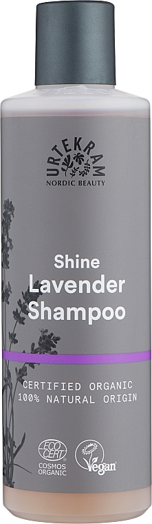 Органічний шампунь "Лаванда" для блиску волосся - Urtekram Shine Lavender Shampoo — фото N1