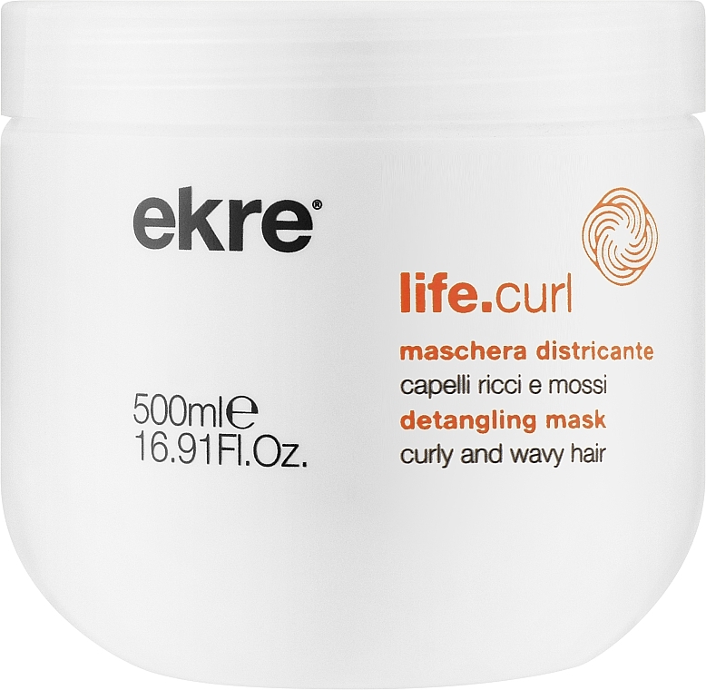 Маска для вьющихся и волнистых волос - Ekre Life.Curl Detangling Curly & Wavy Hair Mask — фото N2