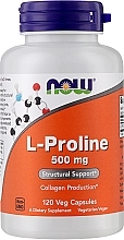 Капсулы Пролин для суставов, 500 мг. - Now Foods L-proline — фото N1