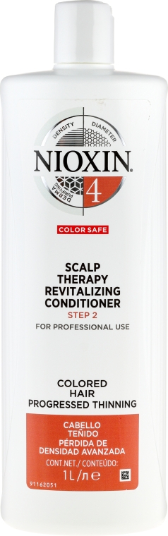 Кондиціонер для фарбованого волосся - Nioxin '4' Scalp Therapy Revitalising Conditioner — фото N2