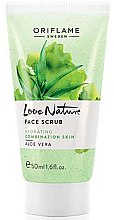 Духи, Парфюмерия, косметика Скраб для лица "Алоэ вера" - Oriflame Love Nature Face Scrub Aloe Vera