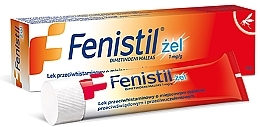 Парфумерія, косметика Гель для тіла - GSK Fenistil Gel