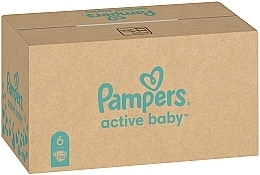 Підгузки Active Baby 6 (13-18 кг), 128 шт. - Pampers — фото N3