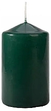 Духи, Парфюмерия, косметика Свеча цилиндрическая 60x100 мм, зеленая - Bispol