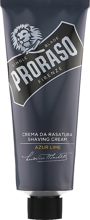 Мужской крем для бритья - Proraso Azur Lime Shaving Cream — фото N1