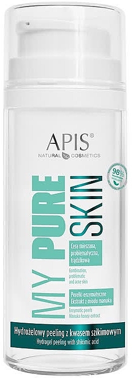 Гідрогелевий пілінг із шикімовою кислотою - APIS Professional My Pure Skin Hydrogel Peeling With Shikimic Acid — фото N1