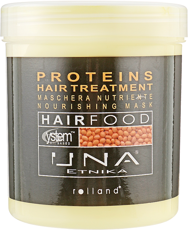Маска для живлення волосся з протеїнами - Rolland Una Hair Food Proteins Hair Treatment