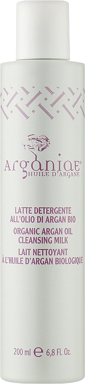 Очищувальне молочко для обличчя з органічною аргановою олією - Arganiae L'oro Liquido Organic Argan Oil Cleansing Milk — фото N1
