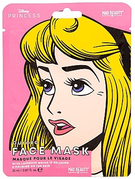 Тканинна маска для обличчя "Аврора" - Mad Beauty Disney POP Princess Face Mask Aurora — фото N1