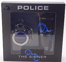 Духи, Парфюмерия, косметика Police The Sinner Love The Excess Man - Набор (edt/30ml + sh/gel/100ml)