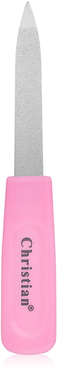 Пилочка для ногтей, CNF-493, розовая - Christian — фото N1