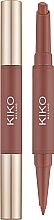 Парфумерія, косметика Стійка матова губна помада та олівець - Kiko Milano Beauty Essentials 2in1 Long Lasting Matte Lipstick Pencil