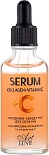Сыворотка-концентрат для лица с коллагеном и витамином С - Art Line Serum Collagen + Vitamin C — фото N1