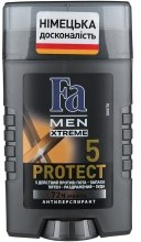 Духи, Парфюмерия, косметика Твердый дезодорант "5 действий" - Fa Men Xtreme Protect 5