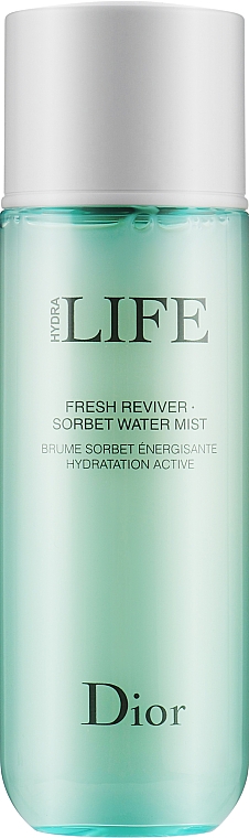 Освіжальний серпанок-сорбет для зволоження шкіри - Christian Dior Hydra Life Fresh Reviver Sorbet Water Mist — фото N1