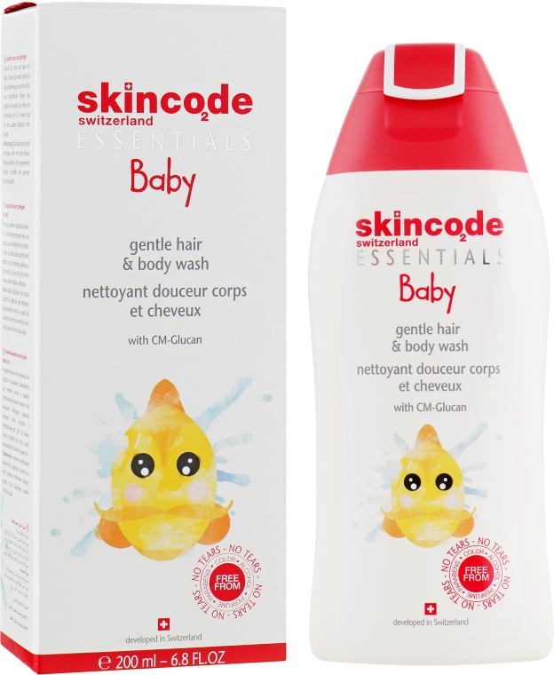Гель-шампунь для детей - Skincode Essentials Baby Gentle Hair & Body Wash — фото N1