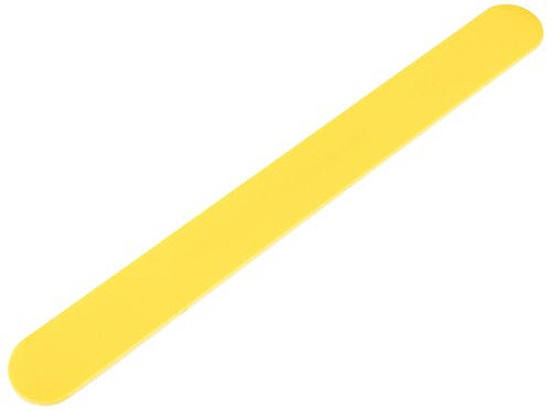 Пластиковая основа для пилки "Прямая", желтая - Kodi Professional  — фото N1