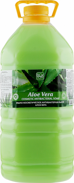Мило антибактеріальне "Алое" - Bioton Cosmetics Aloe Liquid Soap — фото N4