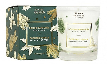 Ароматизована свічка "Зимова Сосна" - Panier Des Sens Scented Candle Frozen Pine Tree — фото N1