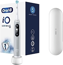 Електрична зубна щітка, сіра - Oral-B Braun iO Серія 8 — фото N1