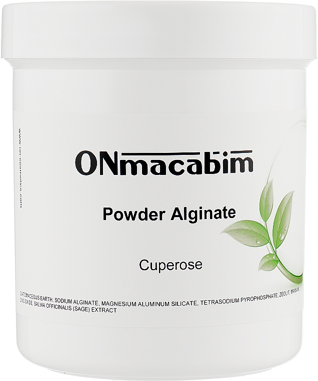 Альгінатна маска "Купероз" - Onmacabim Powder Alginate Cuperose Mask — фото N2