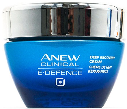 Нічний крем для обличчя глибокої дії "Захист і відновлення" - Avon Anew Clinical E-Defence Deep Recovery Cream — фото N1