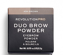 Тіні для брів - Revolution PRO Duo Eyebrow Powder — фото N1