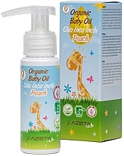 Парфумерія, косметика Органічна персикова олія для малюків з інка інчі - Azeta Bio Organic Baby Peach Oil Inca Inchi