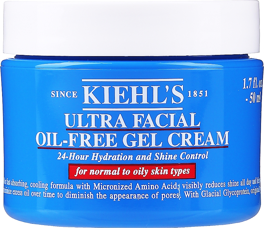 Зволожувальний крем-гель для обличчя, без олій  - Kiehl’s Ultra Facial Oil Free Gel-Cream — фото N1