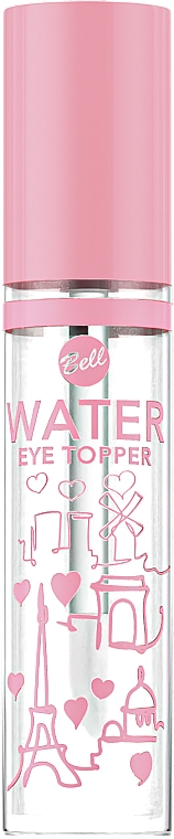 Бесцветные жидкие тени для век - Bell Love In The City Water Eye Topper — фото N1