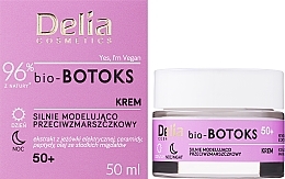 Интенсивный моделирующий крем против морщин - Delia bio-BOTOKS Intense Anti-Wrinkle And Contour Modelling Cream 50+ — фото N2