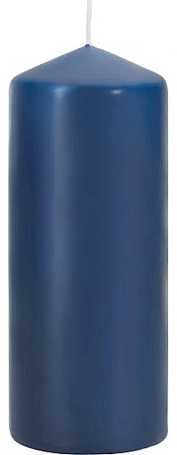 Свеча цилиндрическая 60x150 мм, синяя - Bispol — фото N1