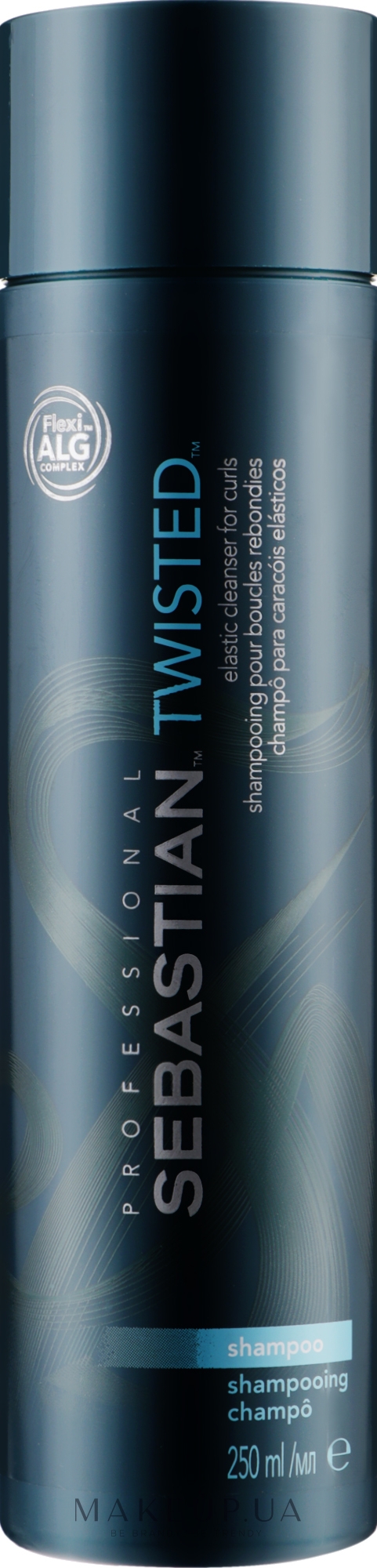 Шампунь для хвилястого волосся - Sebastian Professional Twisted Elastic Cleanser Shampoo — фото 250ml