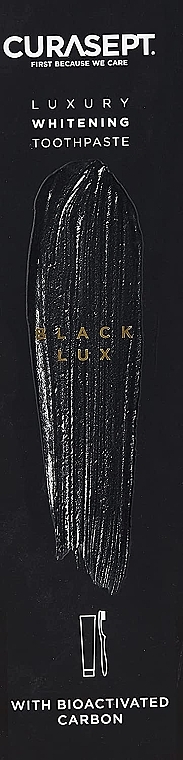 Набор - Curaprox Curasept Black Whitening Luxury (t/paste/75ml + toothbrush) — фото N3