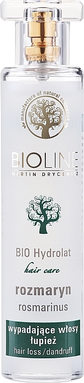 Биогидролат для волос "Розмарин" - Bioline BIO Hydrolat Rosemary — фото N1