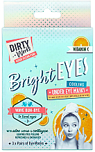 Духи, Парфюмерия, косметика Осветляющая маска для глаз - Dirty Works Bright Eyes Eye Mask (3х4ml)