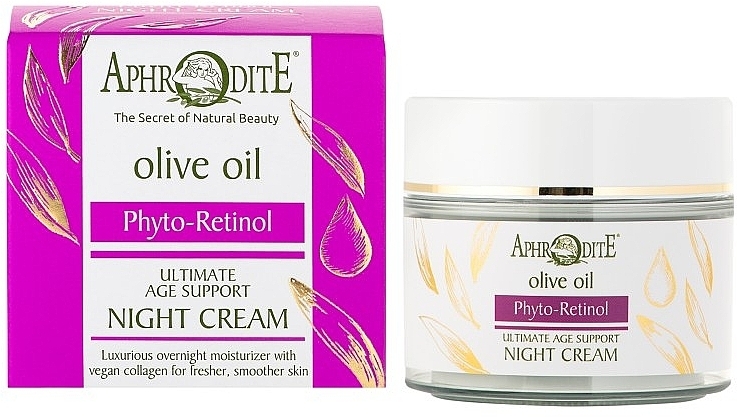 Питательный и укрепляющий ночной крем для лица - Aphrodite Night Cream Nourishing&Firming