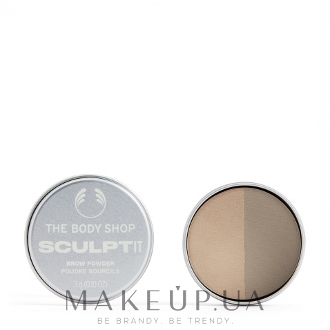 Тіні для брів - The Body Shop Sculpt It Brow Powder — фото Blonde