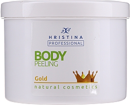 Духи, Парфюмерия, косметика Скраб для тела "Золото" - Hristina Professional Gold Body Peeling